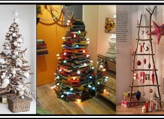 20+1 Έξυπνες Iδέες Για DIY Χριστουγεννιάτικα Δεντράκια!