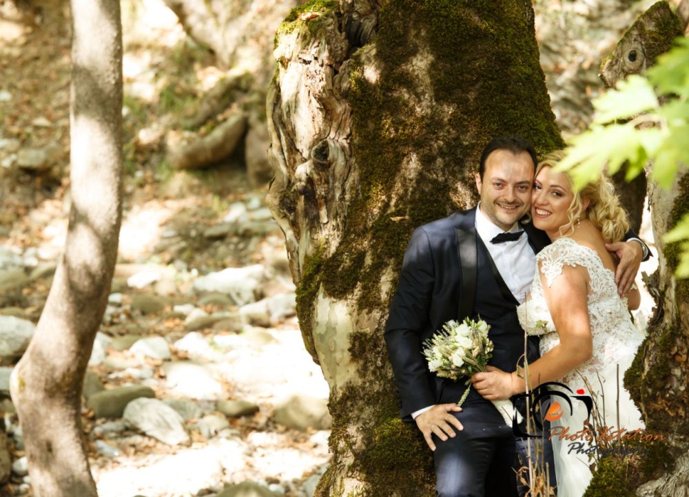 Το ζευγάρι σε after wedding φωτογράφιση