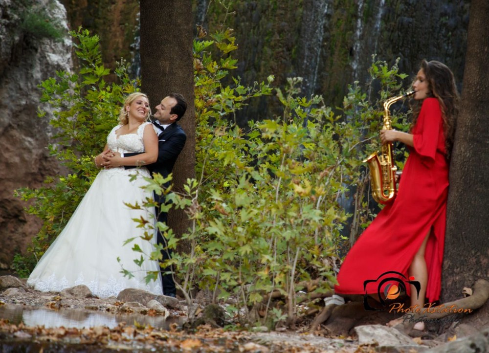 Το ζευγάρι σε after wedding φωτογράφιση