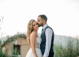 O Ρομαντικός Elegant Γάμος Της Τζιάννας & Του Τζιοβάννι